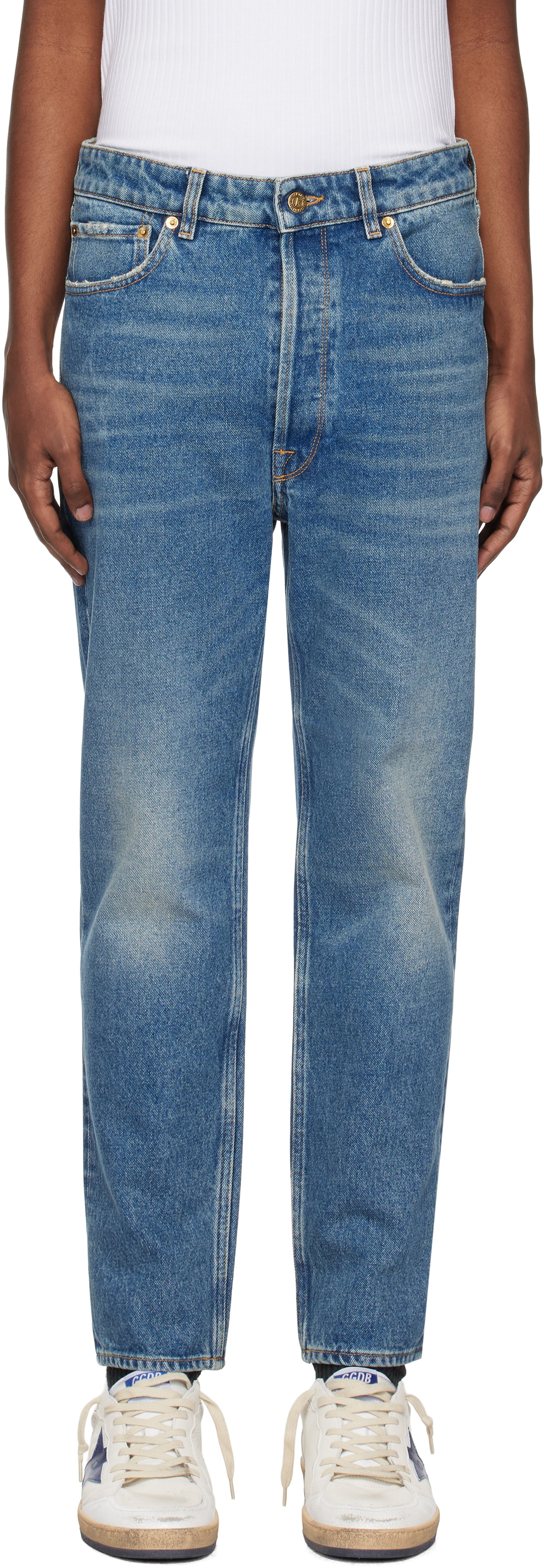 Golden Goose Blue Medium Wash Jeans