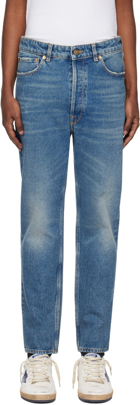 Photo: Golden Goose Blue Medium Wash Jeans