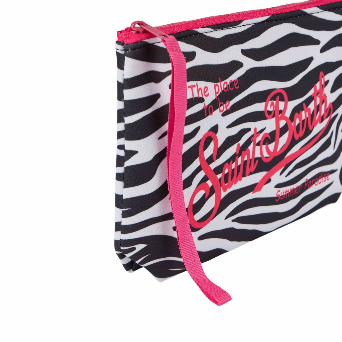 MC2 Saint Barth Aline Scuba Pochette With Zebra Print