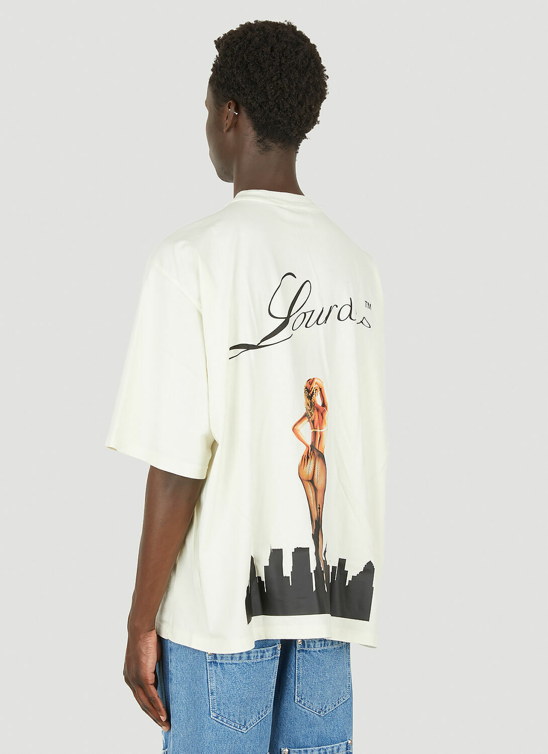 Lourdes Logo Print Graphic T-Shirt
