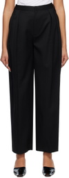 Subtle Le Nguyen Black Pleated Trousers