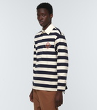 Adish - Kharaz striped cotton polo shirt