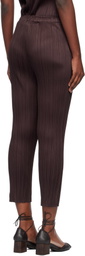 PLEATS PLEASE ISSEY MIYAKE Brown Monthly Colors July Trousers