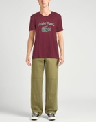 Lacoste Mens T-shirt Burgundy