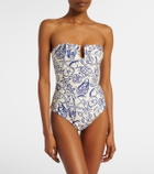 Simkhai Ottilie printed swimsuit