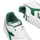 Diadora Men's Winner SL Sneakers in White/Fogliage Green