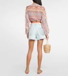 Missoni Mare Zig Zag printed cropped top