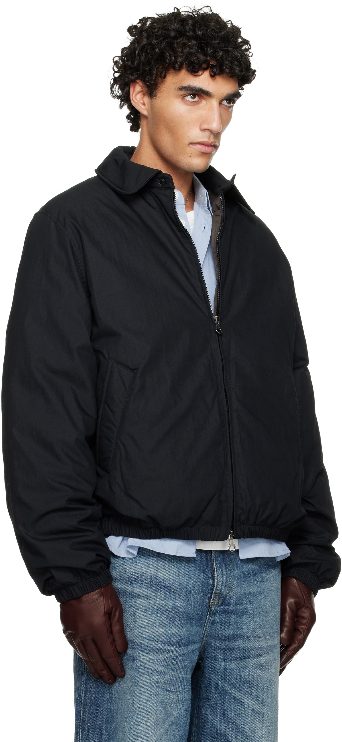 OUR LEGACY Black Avenue Puffa Down Jacket Our Legacy