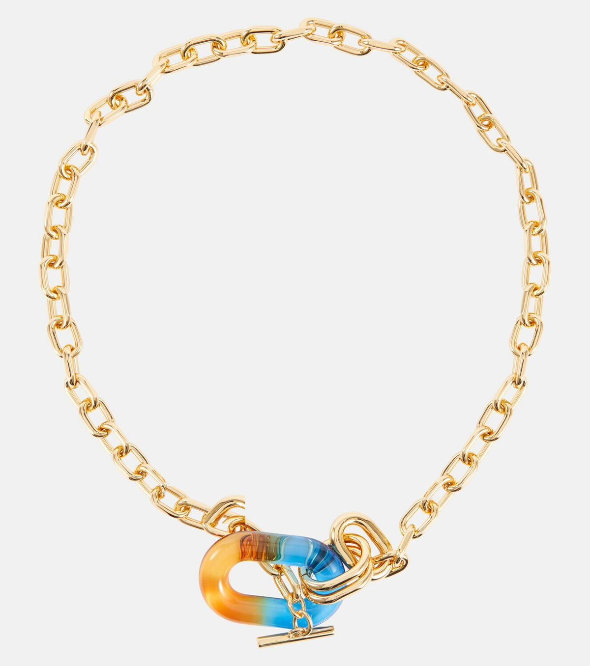 Chain Link Necklace in Gold - Rabanne