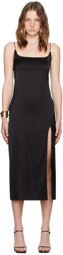 Photo: JACQUEMUS Black La Casa 'La robe Notte' Midi Dress