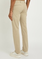 7 For All Mankind Slimmy Tapered-leg Cotton-blend Chino Trousers Sand