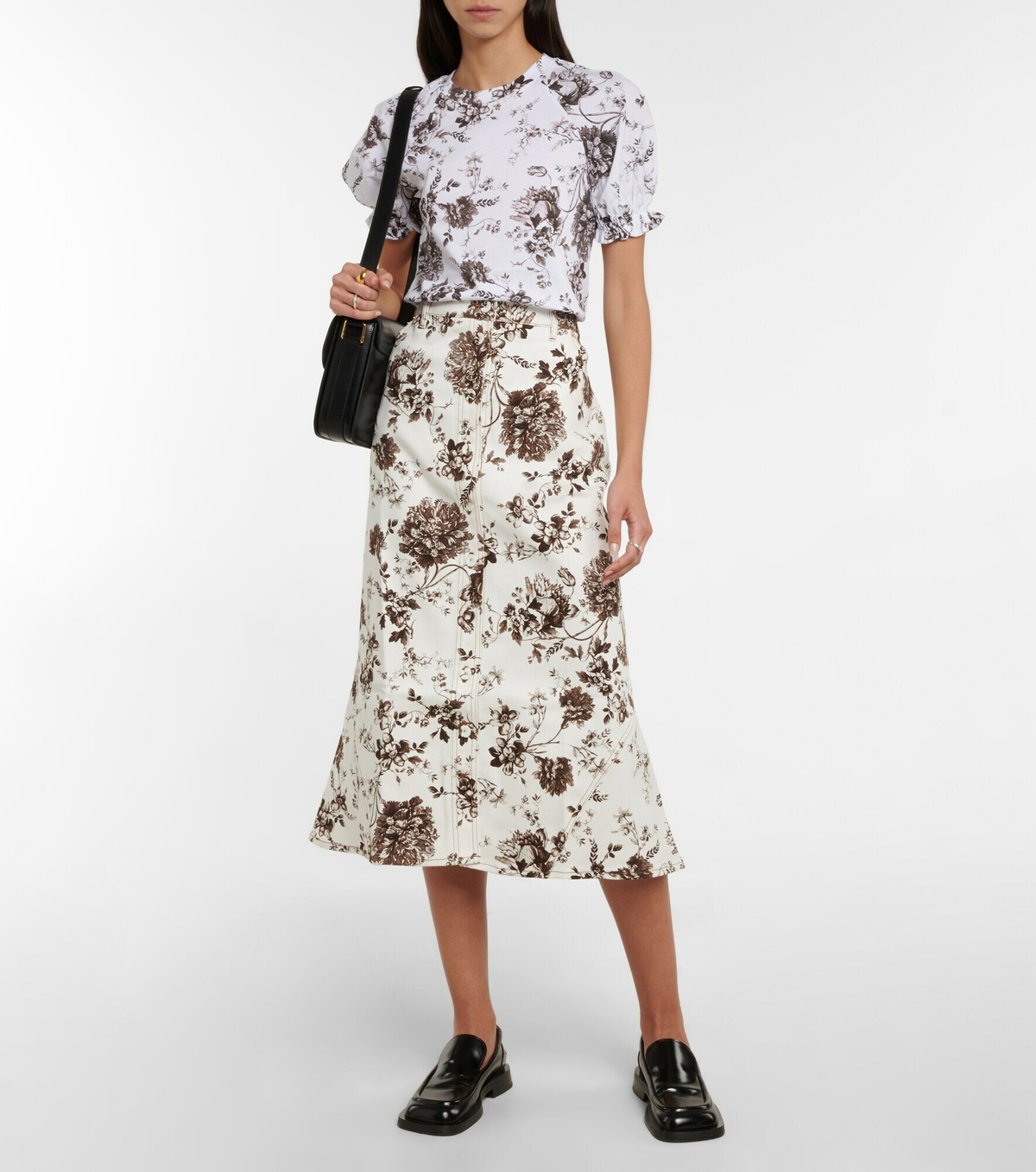 Erdem - Beatrice floral cotton T-shirt