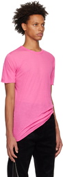 Rick Owens Pink Basic T-Shirt