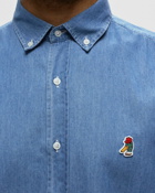 Edmmond Studios Denim Special Duck Shirt Blue - Mens - Longsleeves