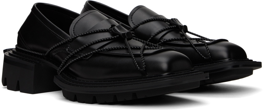 untitlab Black Reel Loafers