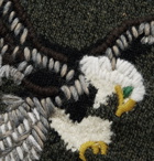 rag & bone - Slim-Fit Embroidered Mélange Wool-Blend Sweater - Green