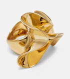 Bottega Veneta Anemone gold-plated sterling silver ring