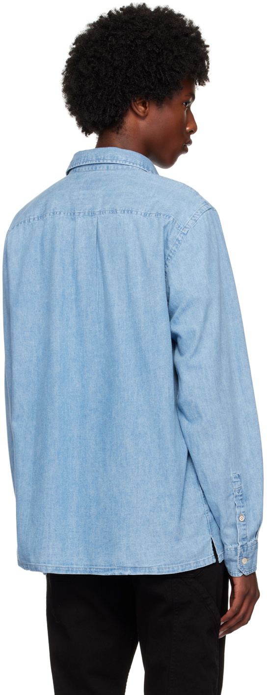 PS by Paul Smith Blue Flap Pocket Shirt