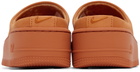 Nike Orange Air Force 1 Lover XX Loafers