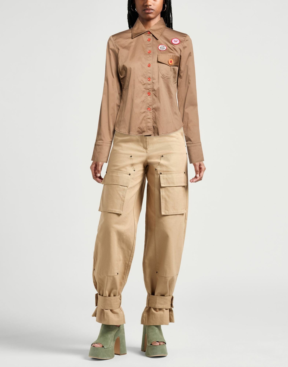 Cormio Womens Shirt Khaki