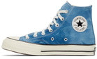 Converse Blue Washed Chuck 70 Hi Sneakers