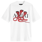 AMIRI Men's CNY Snake T-Shirt in White/Red