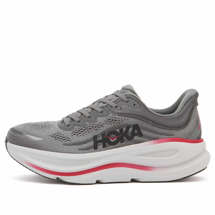 Photo: HOKA ONE ONE M Bondi 9 Sneaker in Satellite Grey/Outer Orbit