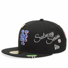 New Era Image New York Mets Subway Series 59Fifty Cap in Black