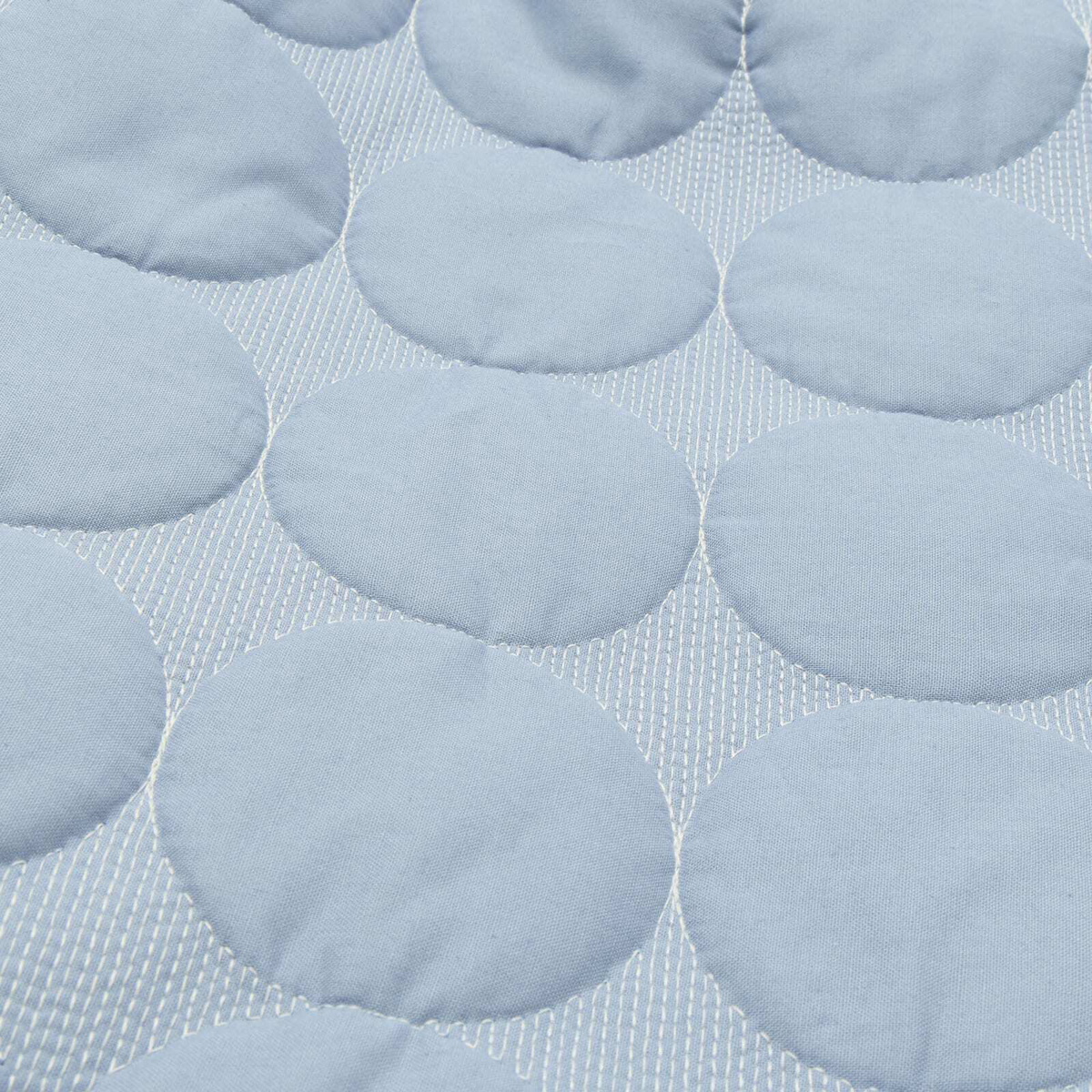 HAY Mega Dot Bedspread in Dusty Blue 