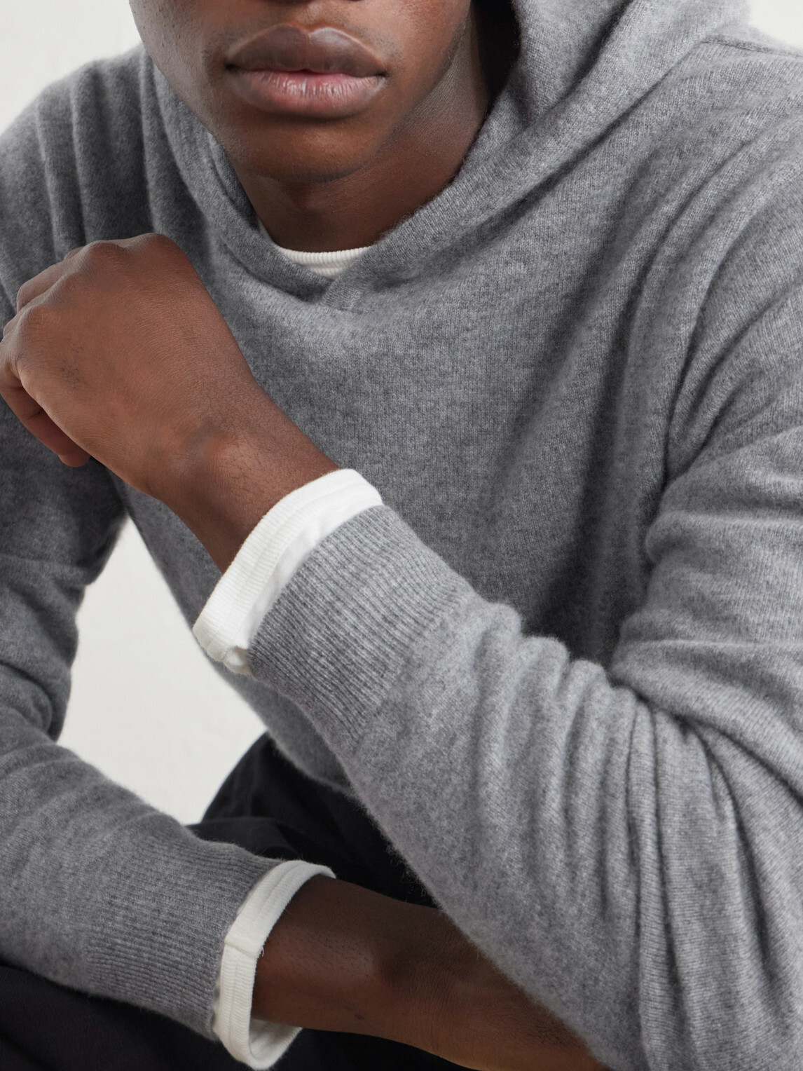 Peter Millar - Crown Heritage Cashmere Hoodie - Gray