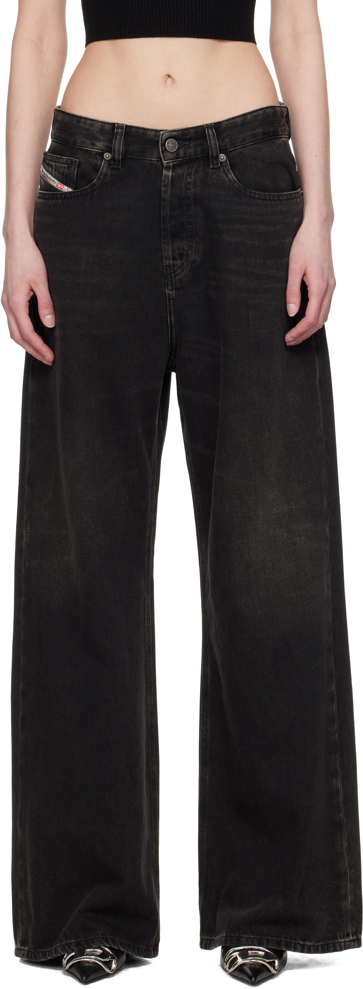 Diesel Black Relaxed 1996 D-Sire 09j96 Jeans Diesel