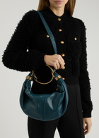 Chloe Bracelet Grained Leather top Handle bag - Blue - One Size