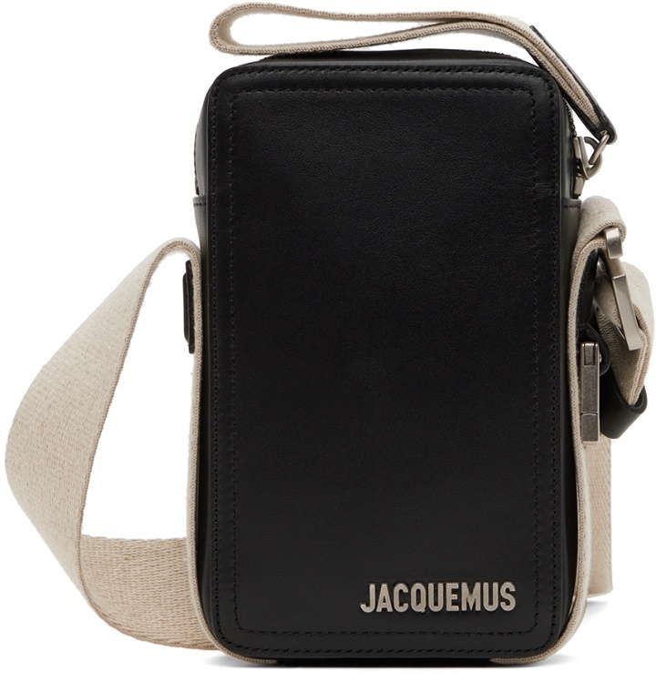 Photo: JACQUEMUS Black Les Classiques 'Le Cuerda Vertical' Bag