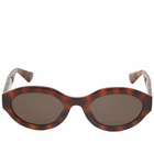 Gucci Women's Eyewear GG1579S Sunglasses in Havana/Brown 