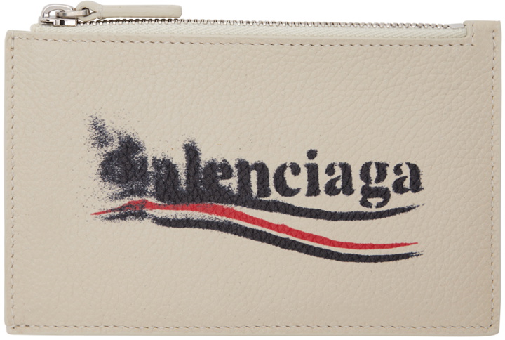 Photo: Balenciaga Off-White Cash Large Long Card Holder