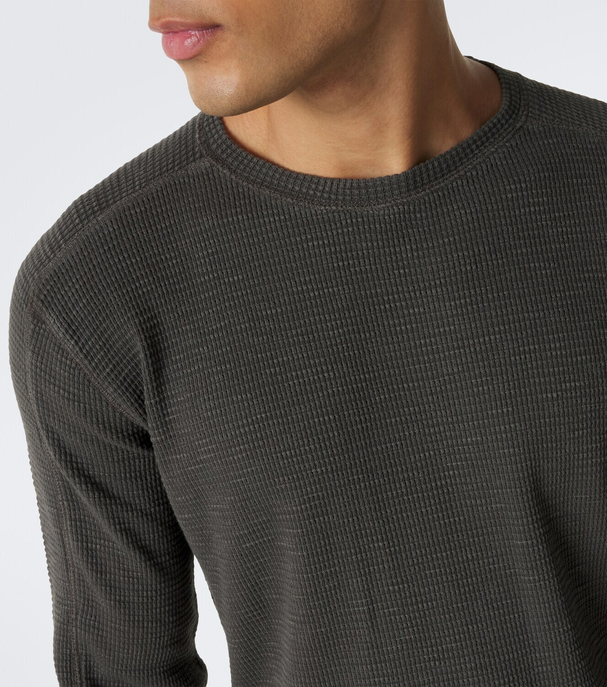 RRL Waffle-knit cotton sweater