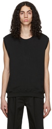 GR10K Black Cotton Tank Top