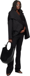 Courrèges Black Tailored Slash Trousers