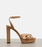 Jimmy Choo Kove suede platform sandals