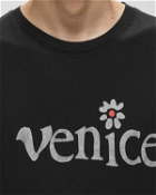 Erl Unisex Venice Tshirt Knit Black - Mens - Shortsleeves