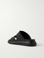 McQueen - Exagerrated-Sole Rubber Slides - Black