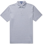 Peter Millar - Miles Striped Stretch-Jersey Polo Shirt - Blue