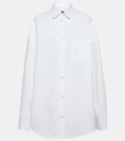 Balenciaga Outerwear oversized cotton poplin shirt