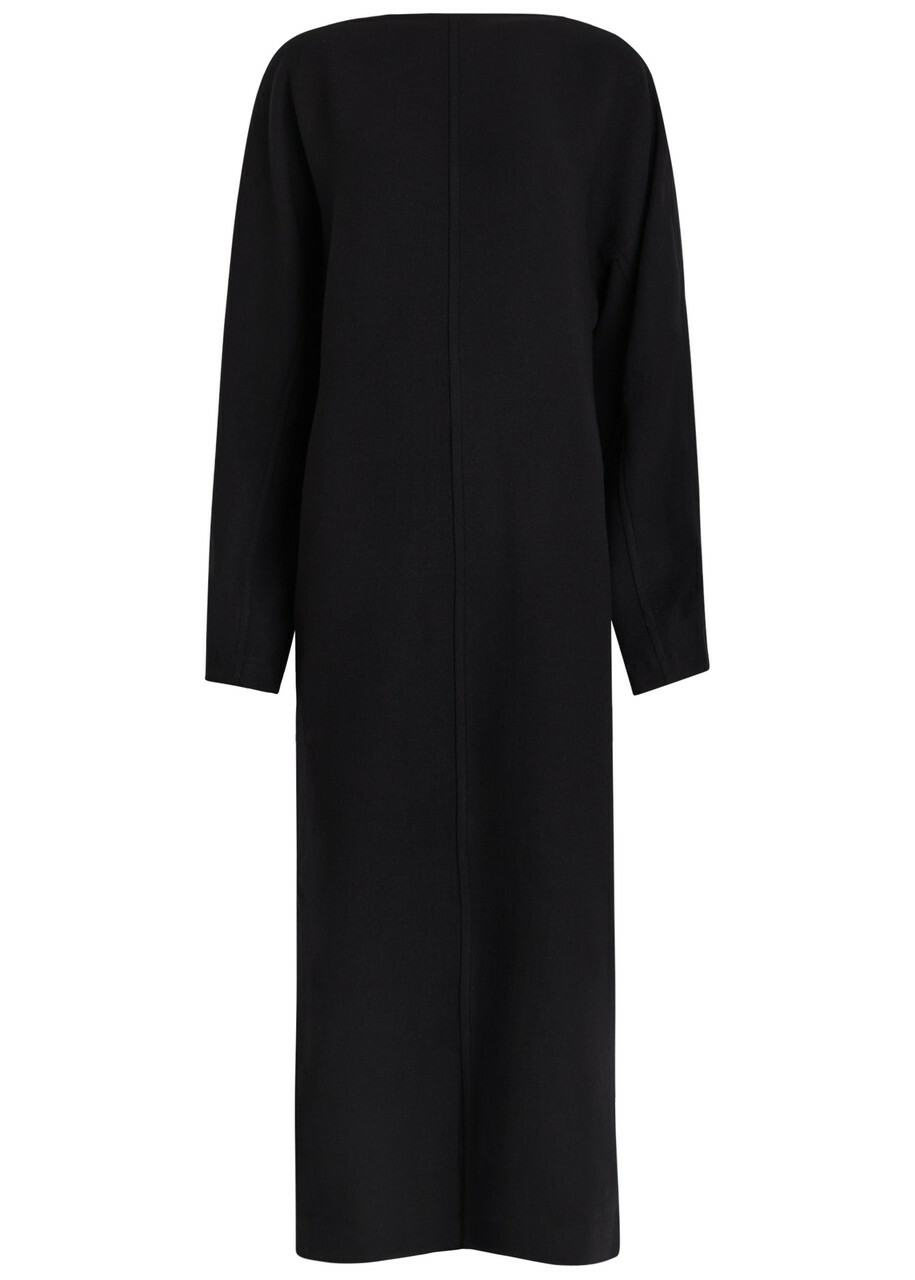 Studio Nicholson Cali Wool-blend Midi Dress Black