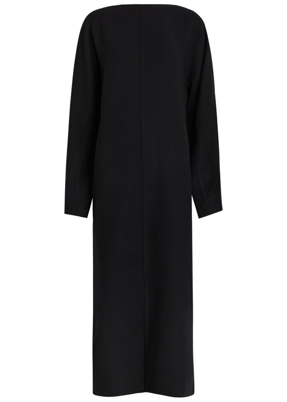 Photo: Studio Nicholson Cali Wool-blend Midi Dress Black