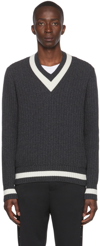 Photo: Moncler Gray Wool Sweater