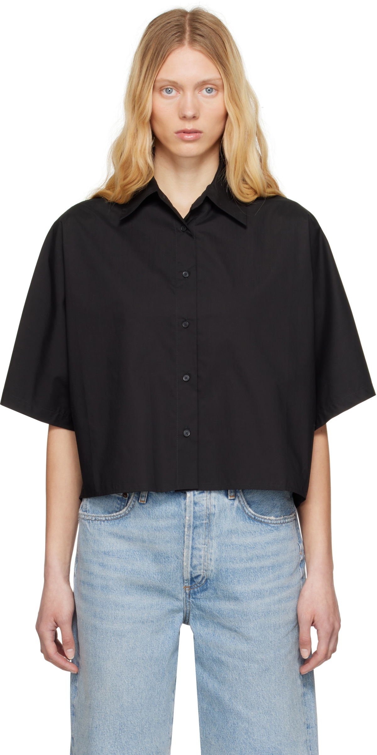 AGOLDE Black Merrin Shirt