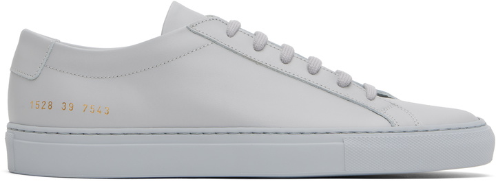 Photo: Common Projects Gray Original Achilles Low Sneakers