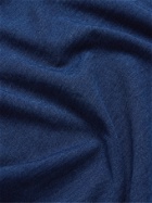 SUNSPEL - Riviera Mélange Organic Cotton-Jersey T-Shirt - Blue - S