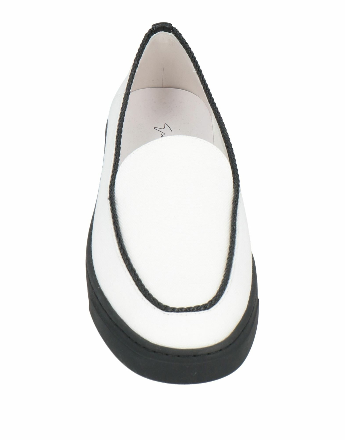 Giorgio Armani Womens Loafers in White